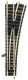 9171 Fleischmann Right hand standard point for manual operation, length 111 mm